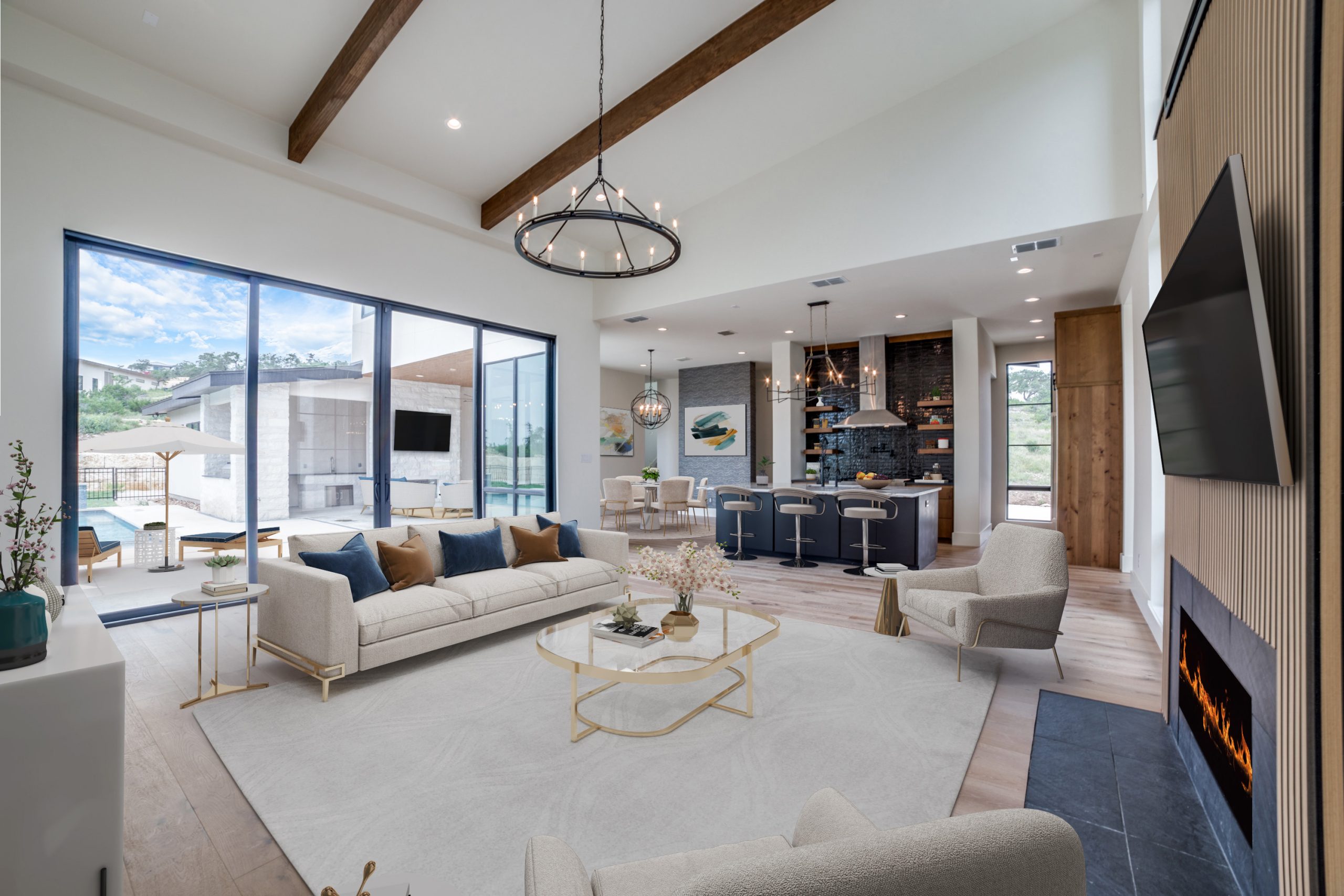 residential luxury home - after virtual staging