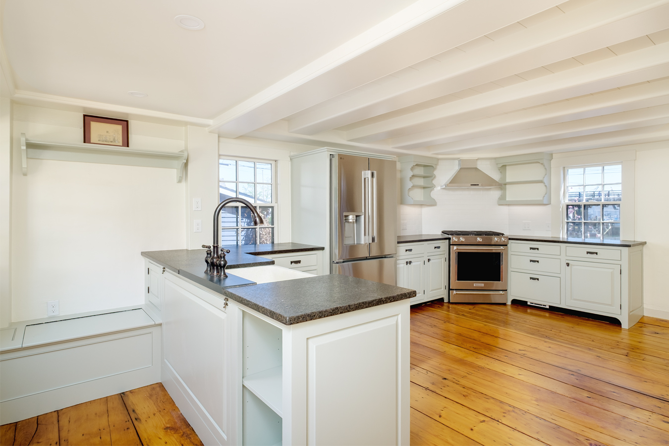vacant kitchen of a coastal property