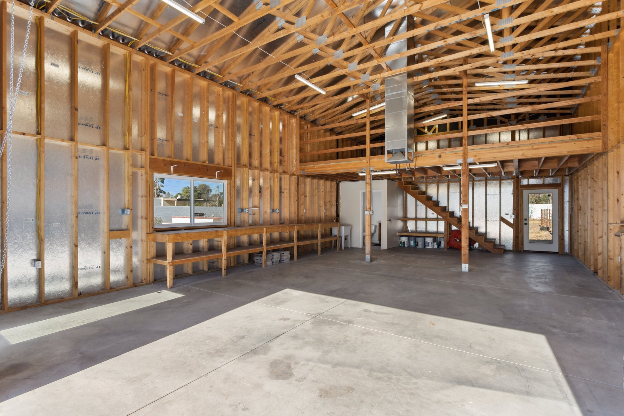 Virtual Remodeling, unfinished space, before