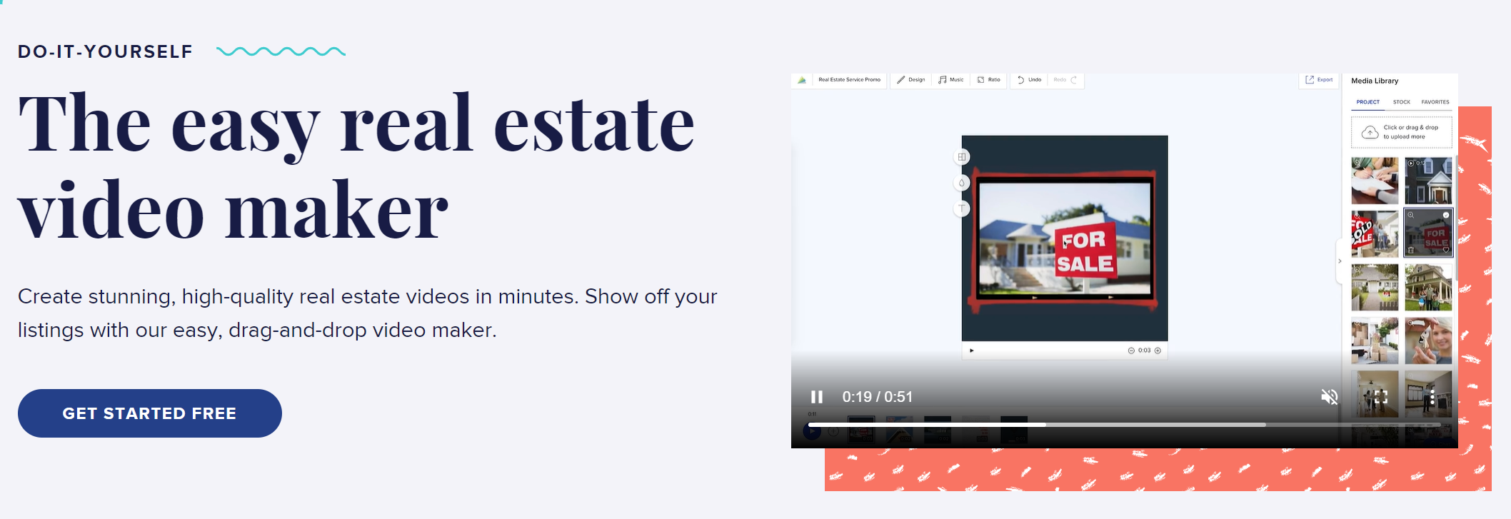 Animoto real estate video editor tool