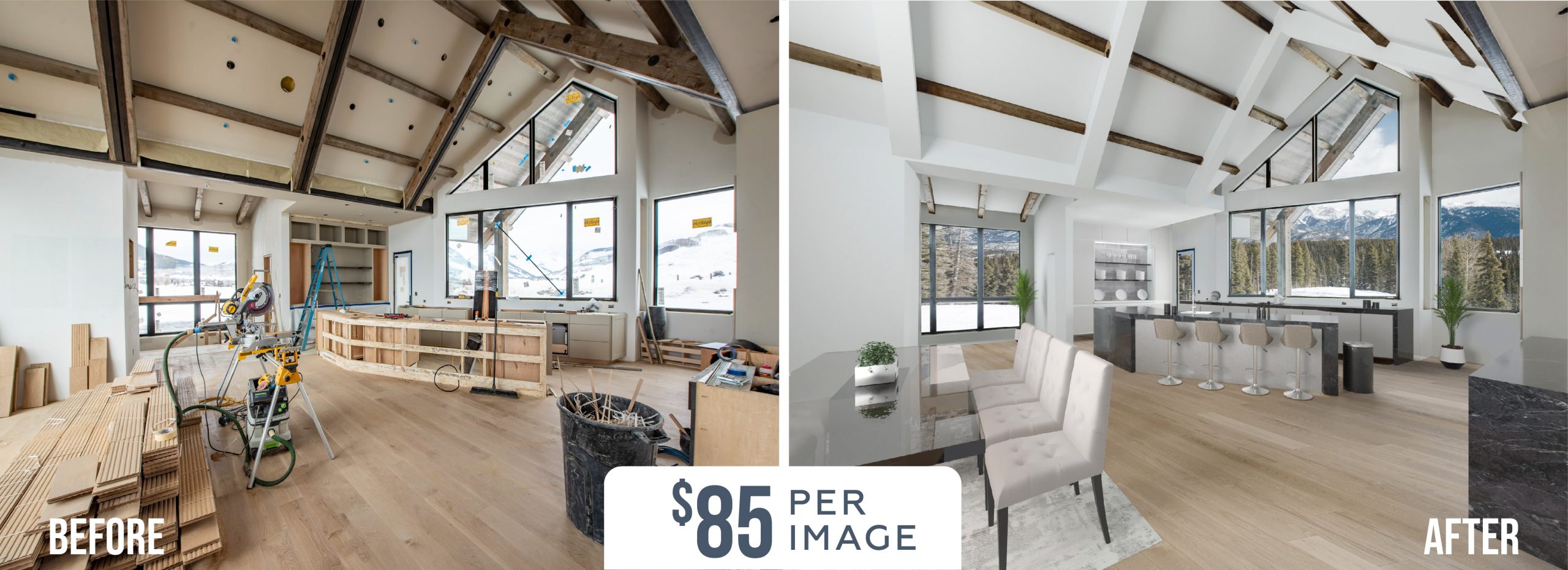 Residential Virtual Remodeling – Before & After Residential Virtual Remodeling - Before & After