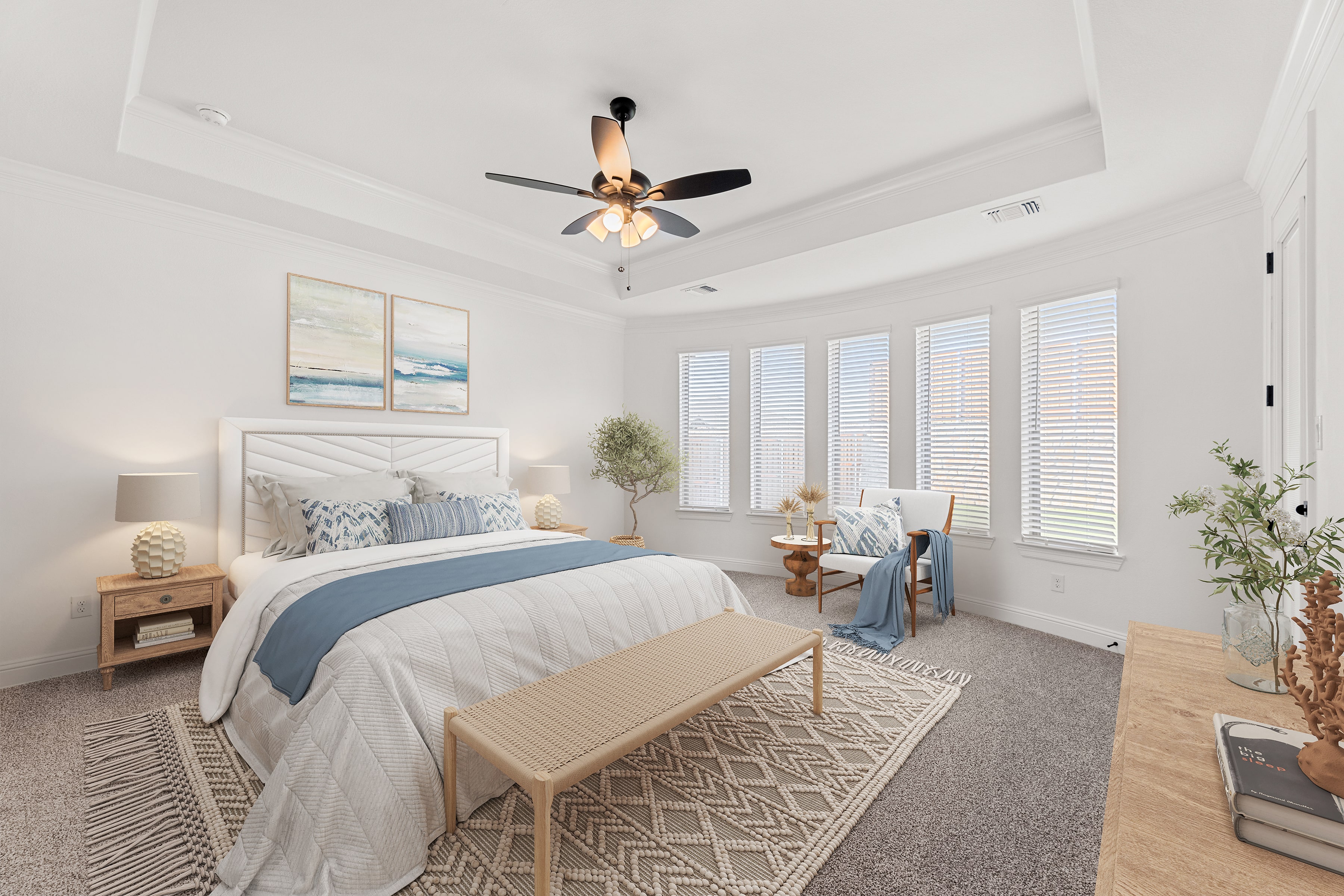 Coastal Style Virtual Staging Furniture Style