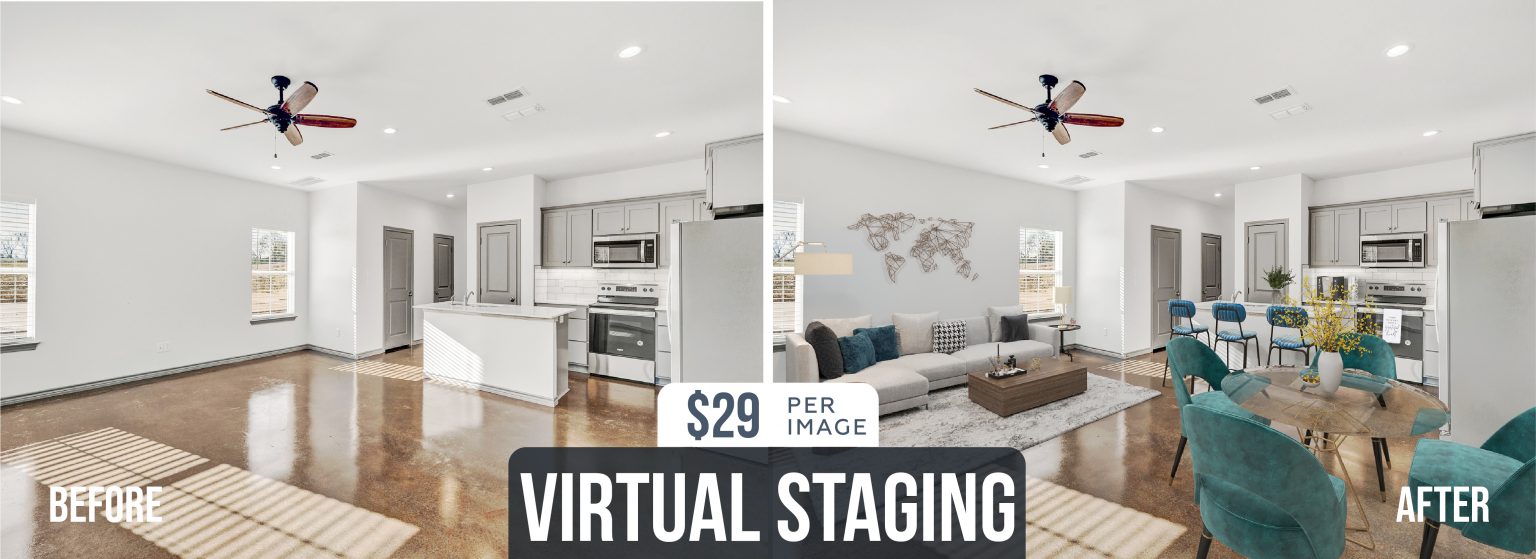 Virtual Staging - Before & After