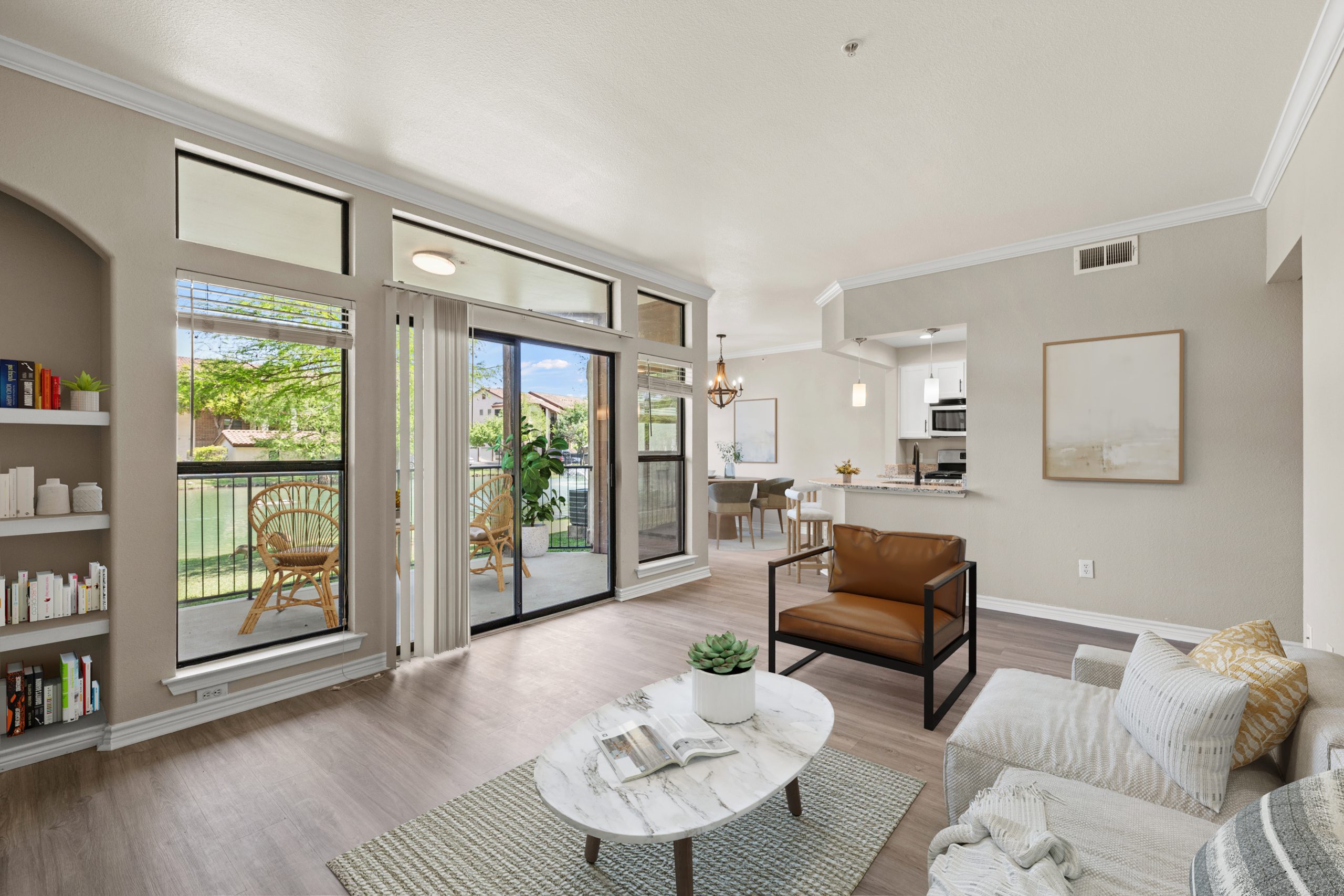 Virtual apartment staging_The-Landmark_002 R2; modern living space