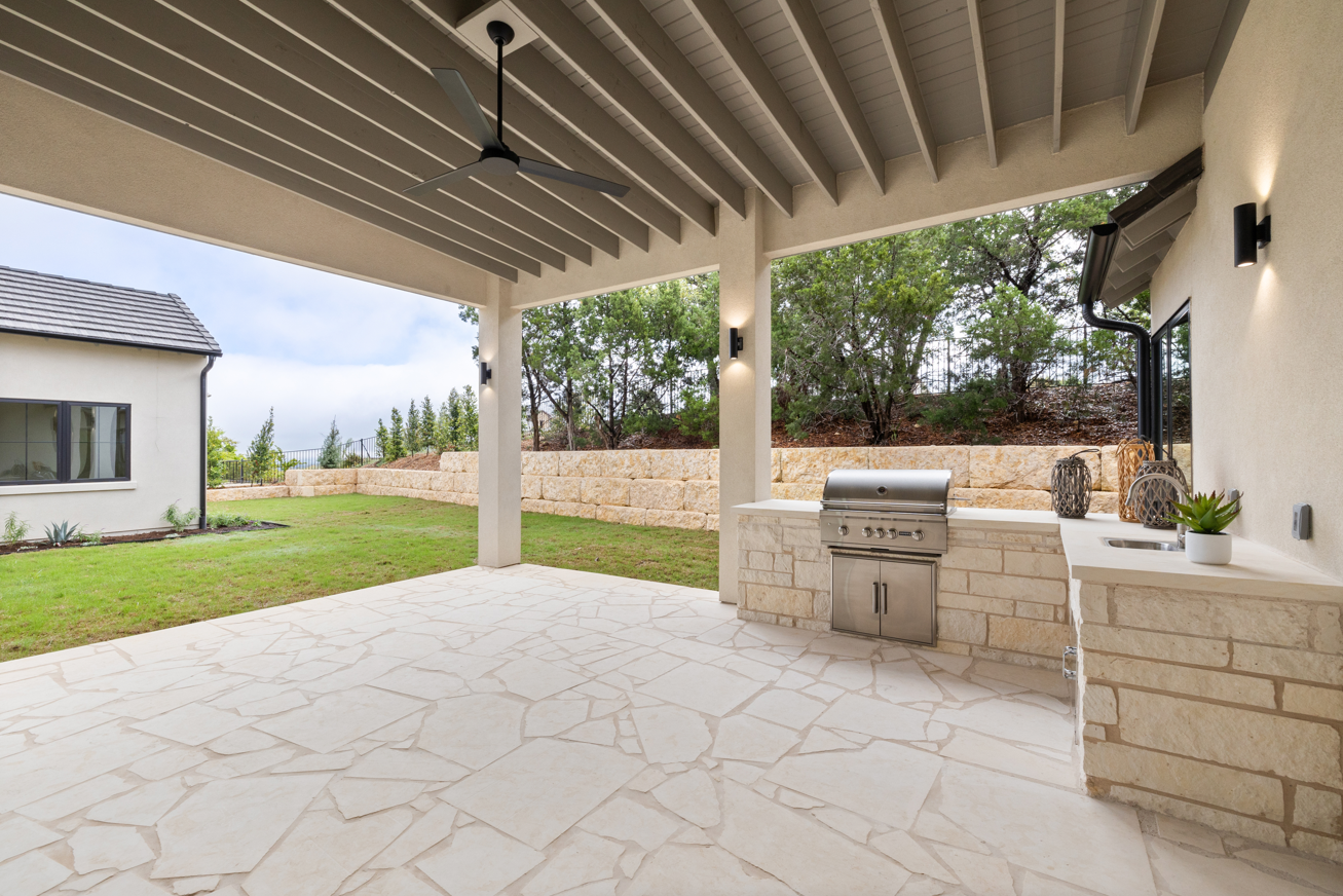 Outdoor patio, before image