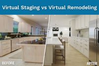 Virtual staging vs virtual remodeling