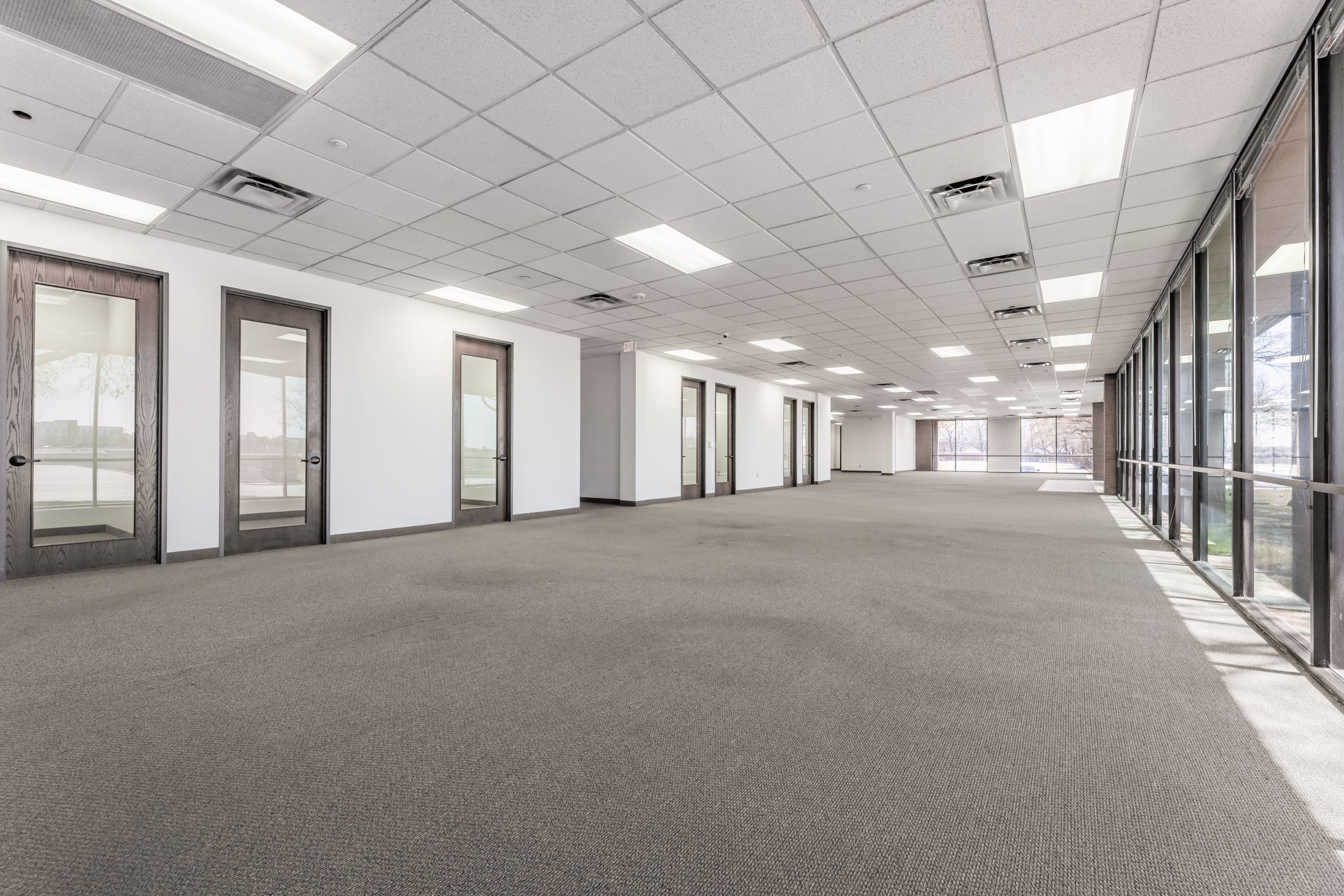 Commercial Virtual Staging - Open Office Area, Before