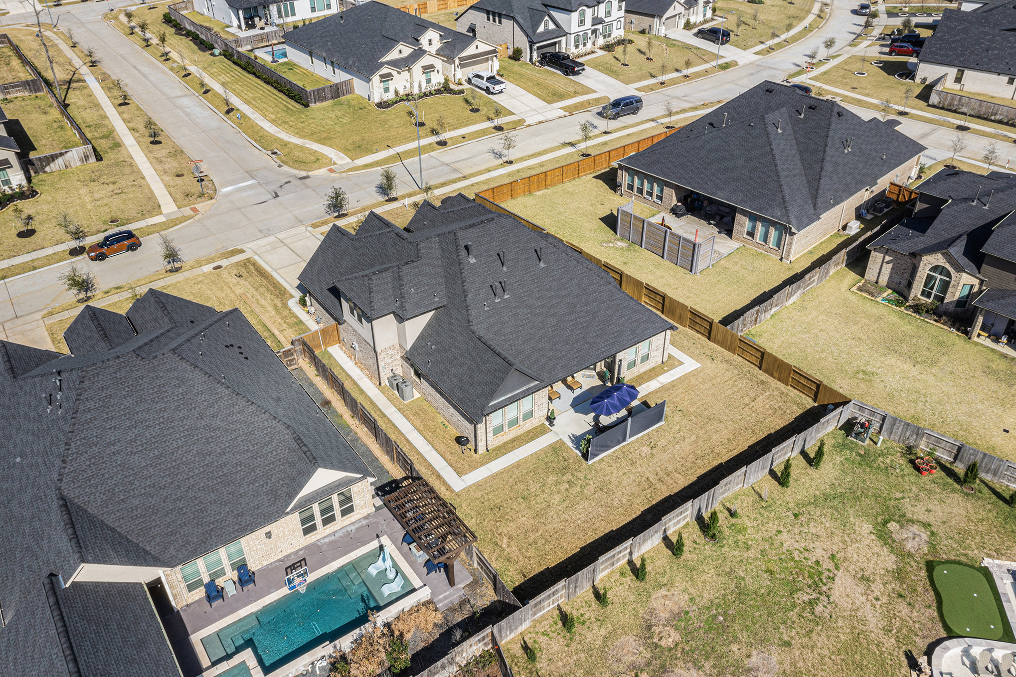 Virtual remodeling, residential outdoor space, before