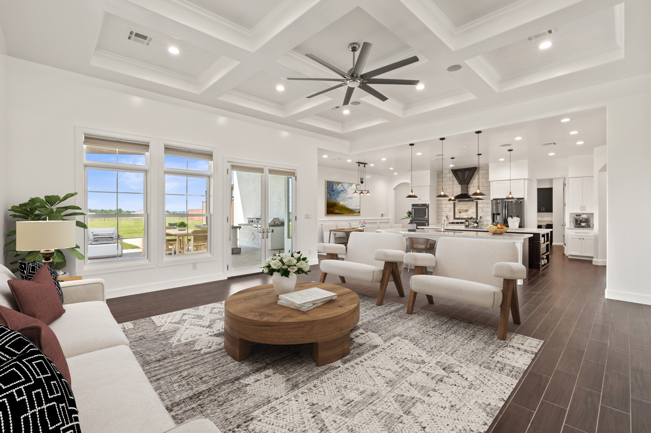 kitchen living after virtual staging