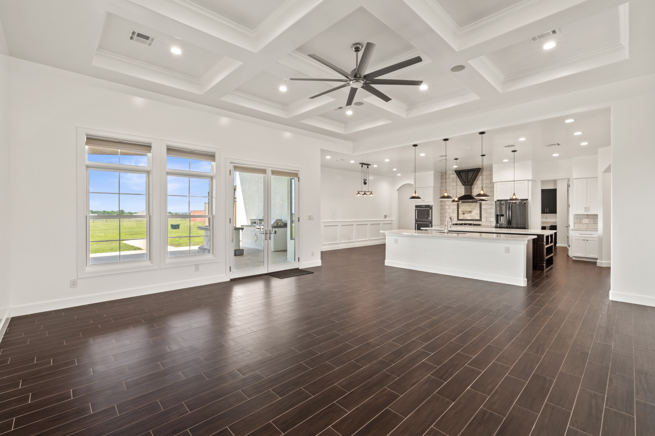 kitchen living before virtual staging